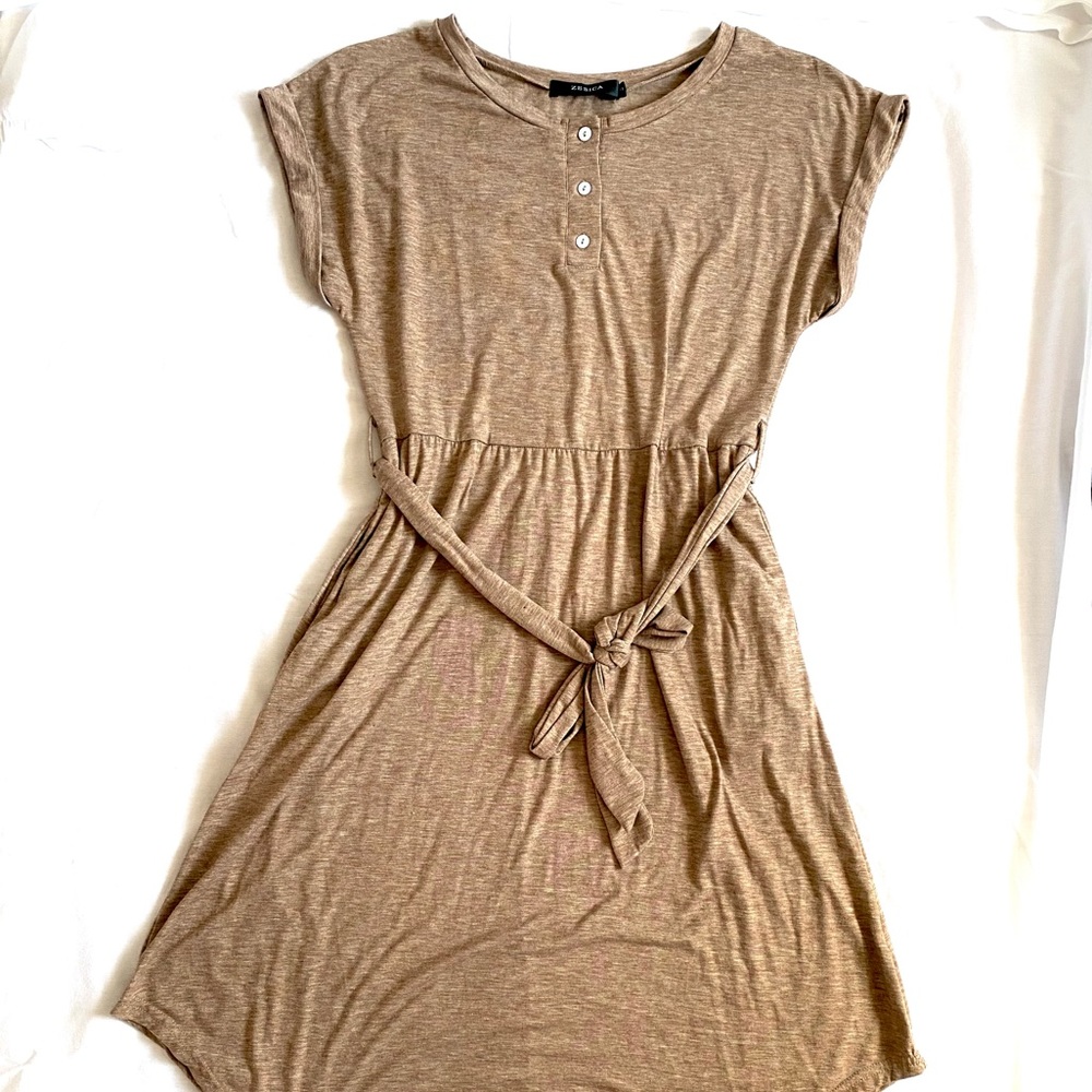 Tan dress
